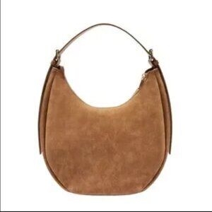 4th + Reckless Vegan Suede Crescent Bag Chic Tan Hobo Purse